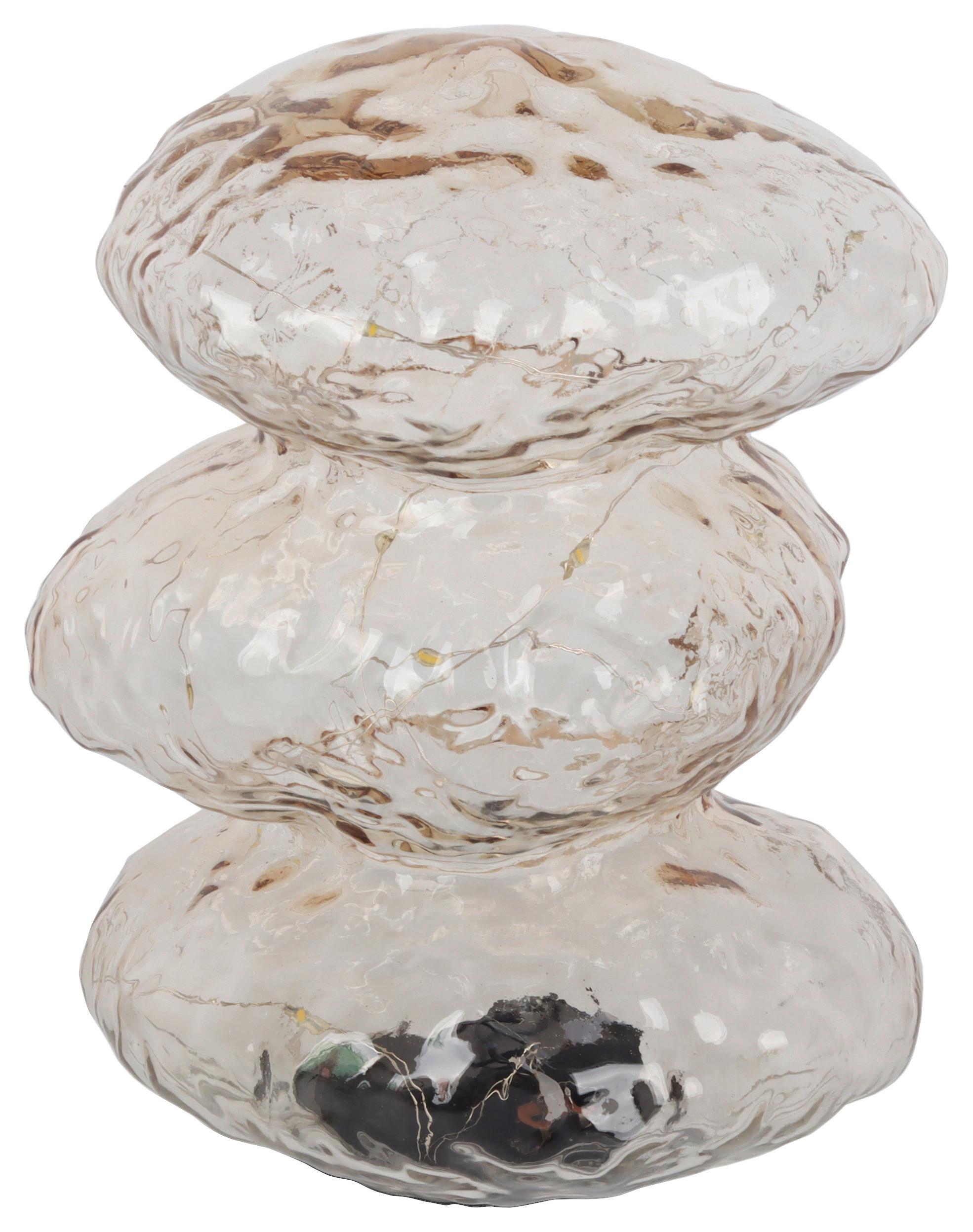 Socha LUC - svetlohnedá, sklo (15/18,5/13cm) - Mömax