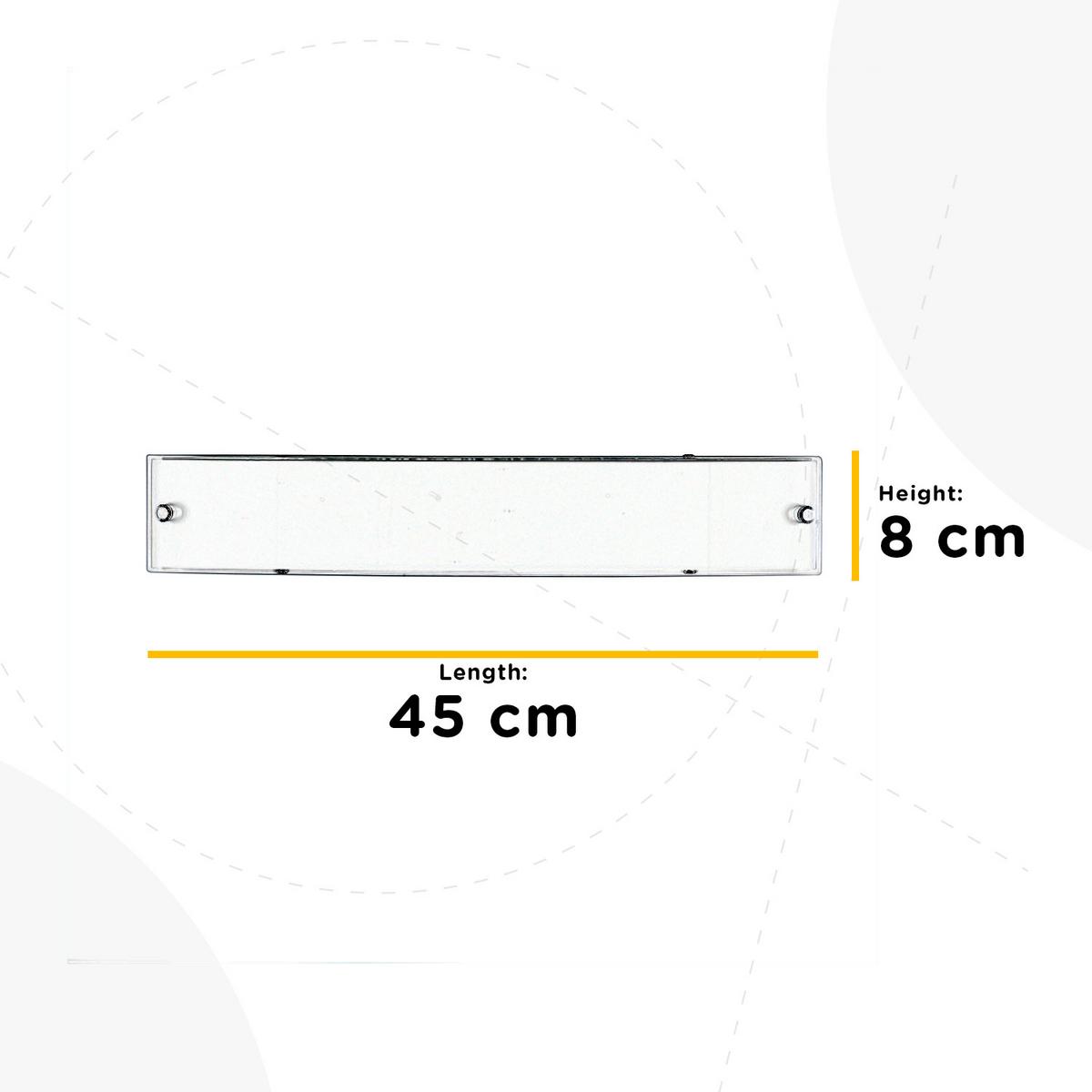 Spiegelleuchte 1006/Ap - Weiß, KONVENTIONELL, Metall (45/8/8cm)