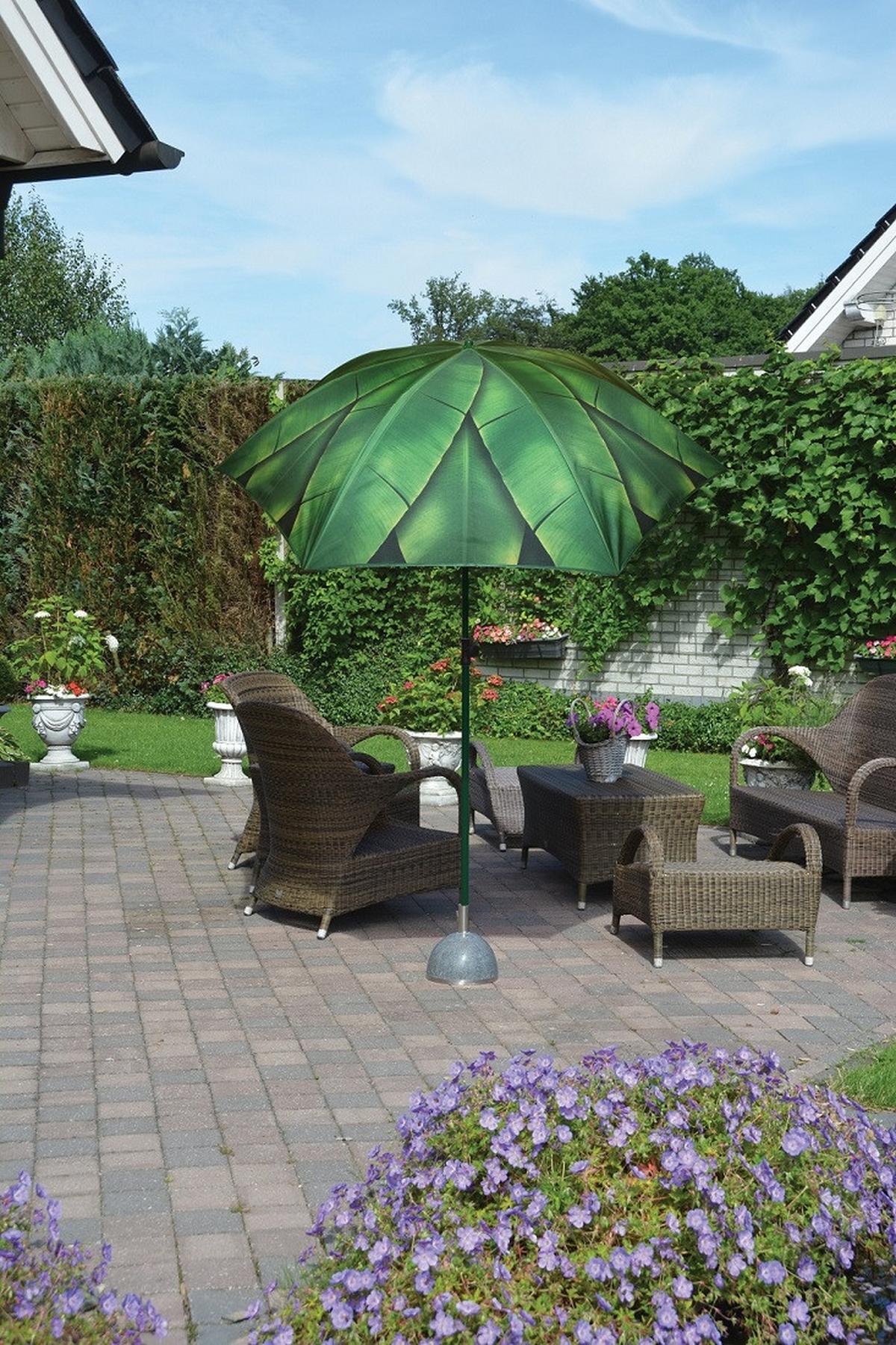 SONNENSCHIRM JUNGLE - Grün, Basics (180/218cm)