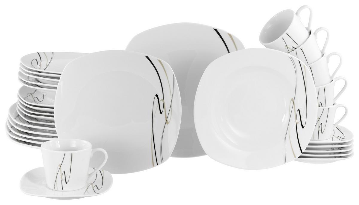 Kombinovaná souprava 30-dílná - Basics, keramika (35/29/33cm) - Creatable