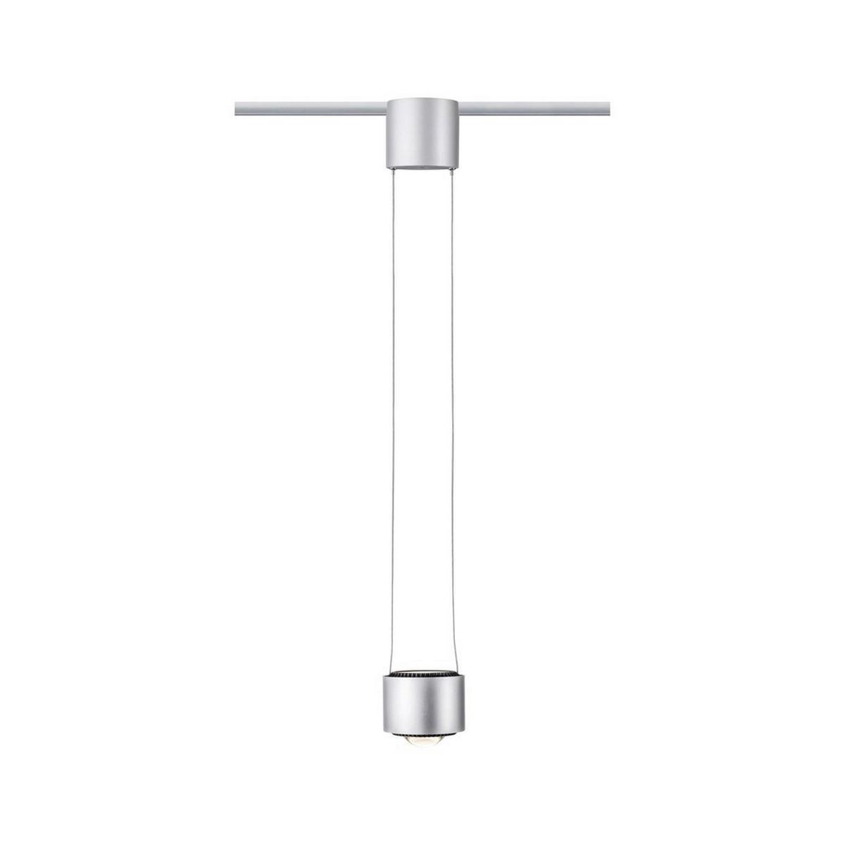 Schienensystem Urail Hängeleuchte 95520 Aldan - Chromfarben/Schwarz, Basics, Kunststoff/Metall (9,8/8,5cm) - Paulmann