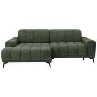 Rohová sedačka LAYA, levá, zelená tkanina MEMPHIS - zelená, Moderní, textil (155/250cm) - Premium Living