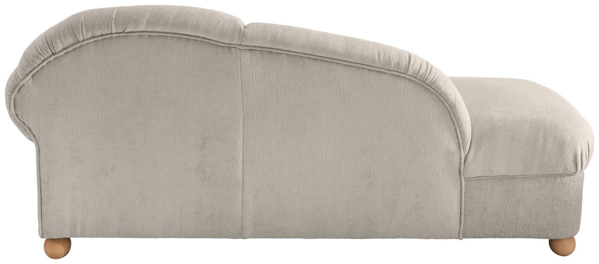 Ottomane Torello Weiß B: 190cm - Wildeiche/Weiß, KONVENTIONELL, Textil (190/84/86cm) - Livetastic