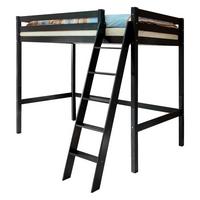 Postel z masivního dřeva MATTHIAS 90 šedá - tmavě šedá, Basics, dřevo (90/200cm) - MID.YOU