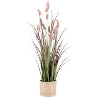 UMELÁ RASTLINA GRASBUSCH I - prírodná farba/zelená, Konventionell, plast/prírodné materiály (60cm) - Modern Living