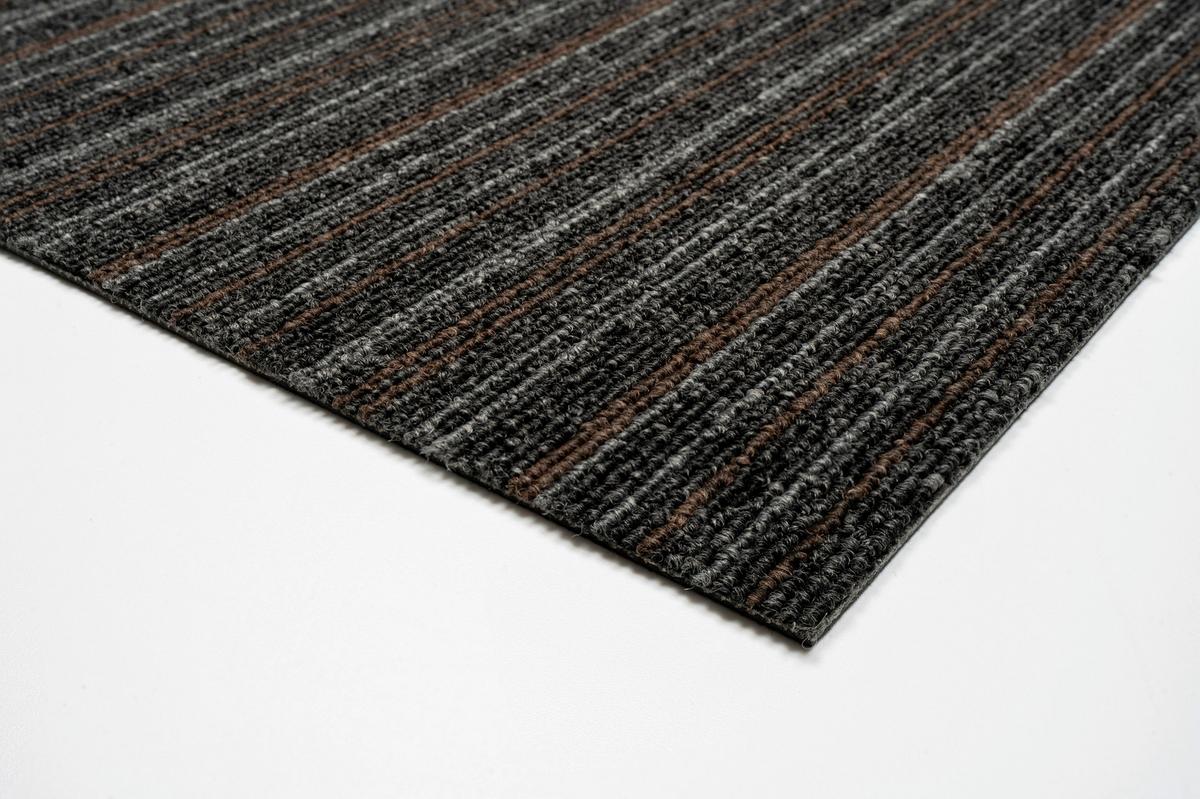 Teppichfliese Braun/grau Astra 50x50 Cm Florhöhe 3 Mm - Braun/Grau, Basics, Textil (50/50cm)