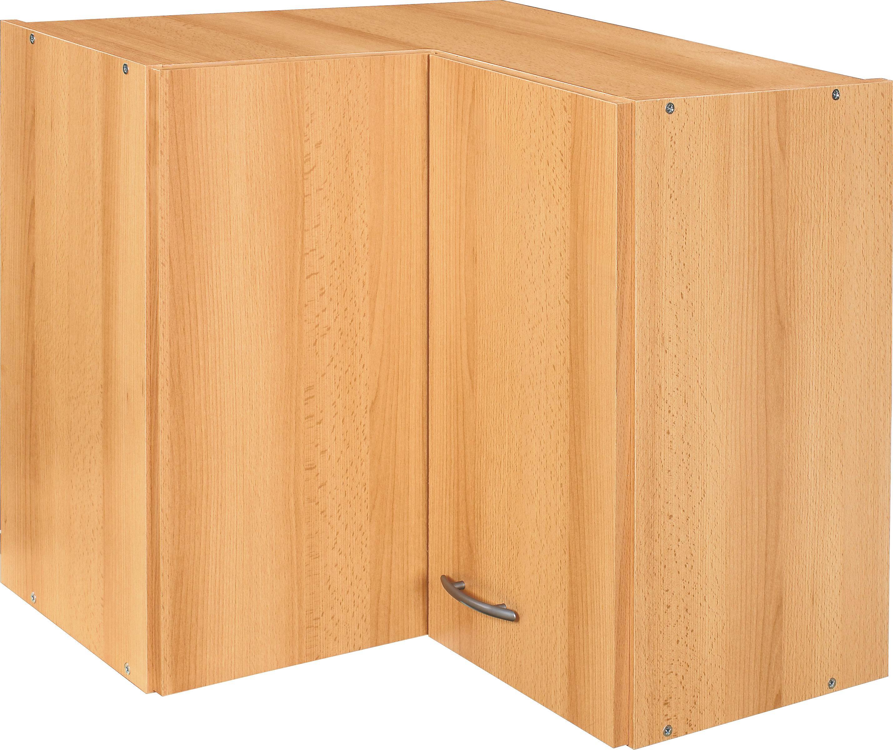 Sarok Felsőszekrény Nano - Bükk, modern, Faalapú anyag (60/54/32cm)