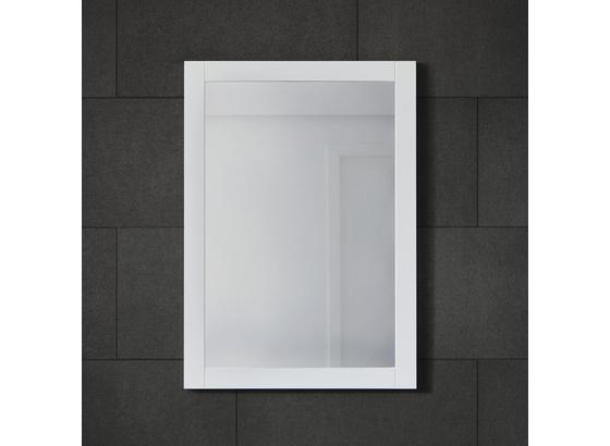 Zrkadlo Rico - biela, Moderný, drevo/sklo (48/68/1,50cm) - Modern Living Zrkadlo Rico - biela, Moderný, drevo/sklo (48/68/1,50cm) - Modern Living