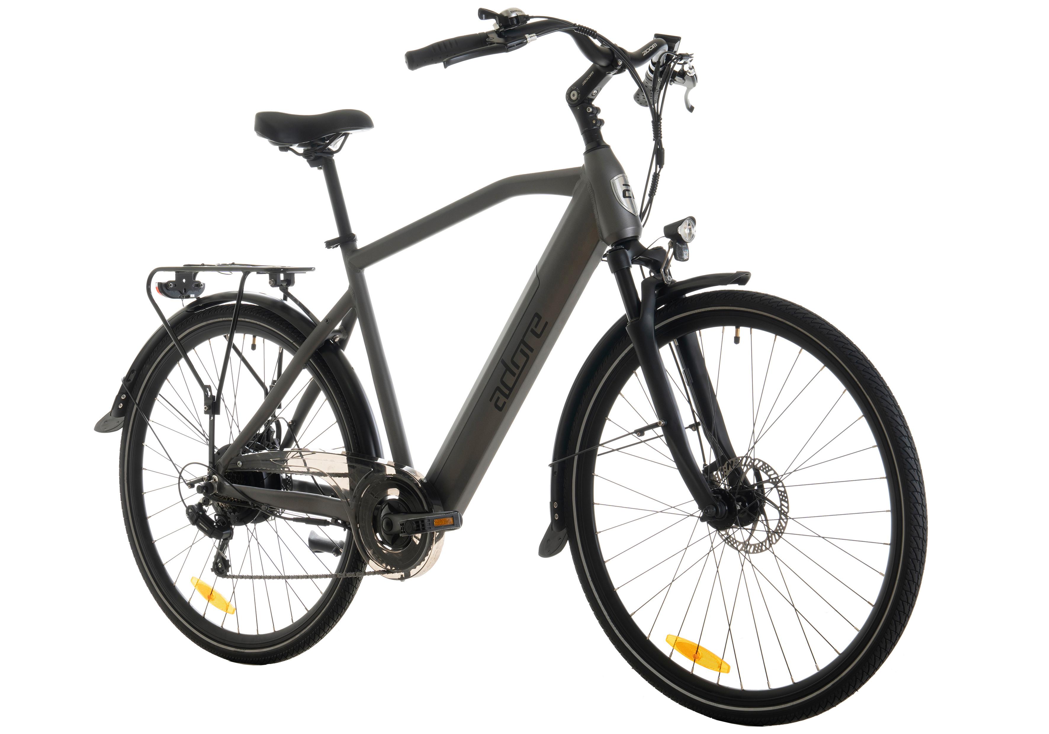 Elektrofahrrad Adore Anthrazit - Anthrazit, Basics, Metall (180/70/100cm)