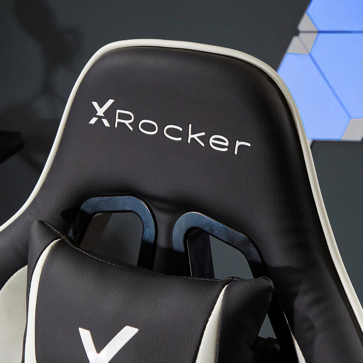 Gamingstuhl Agility Compact Esports - Blau/Schwarz, MODERN, Kunststoff/Textil (55/113/62,5cm) - X Rocker