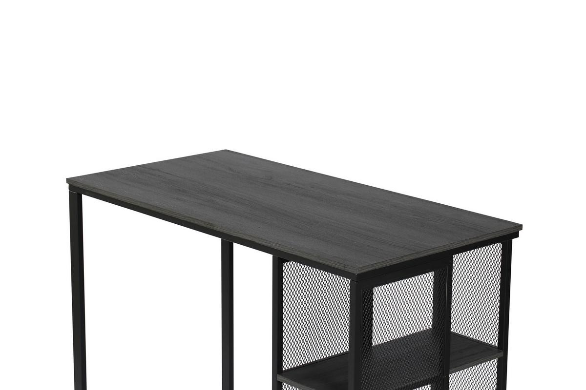 BARTISCH KLARA BT - Eichefarben/Dunkelgrau, MODERN, Holzwerkstoff/Metall (120/102,5/60cm) - P & B
