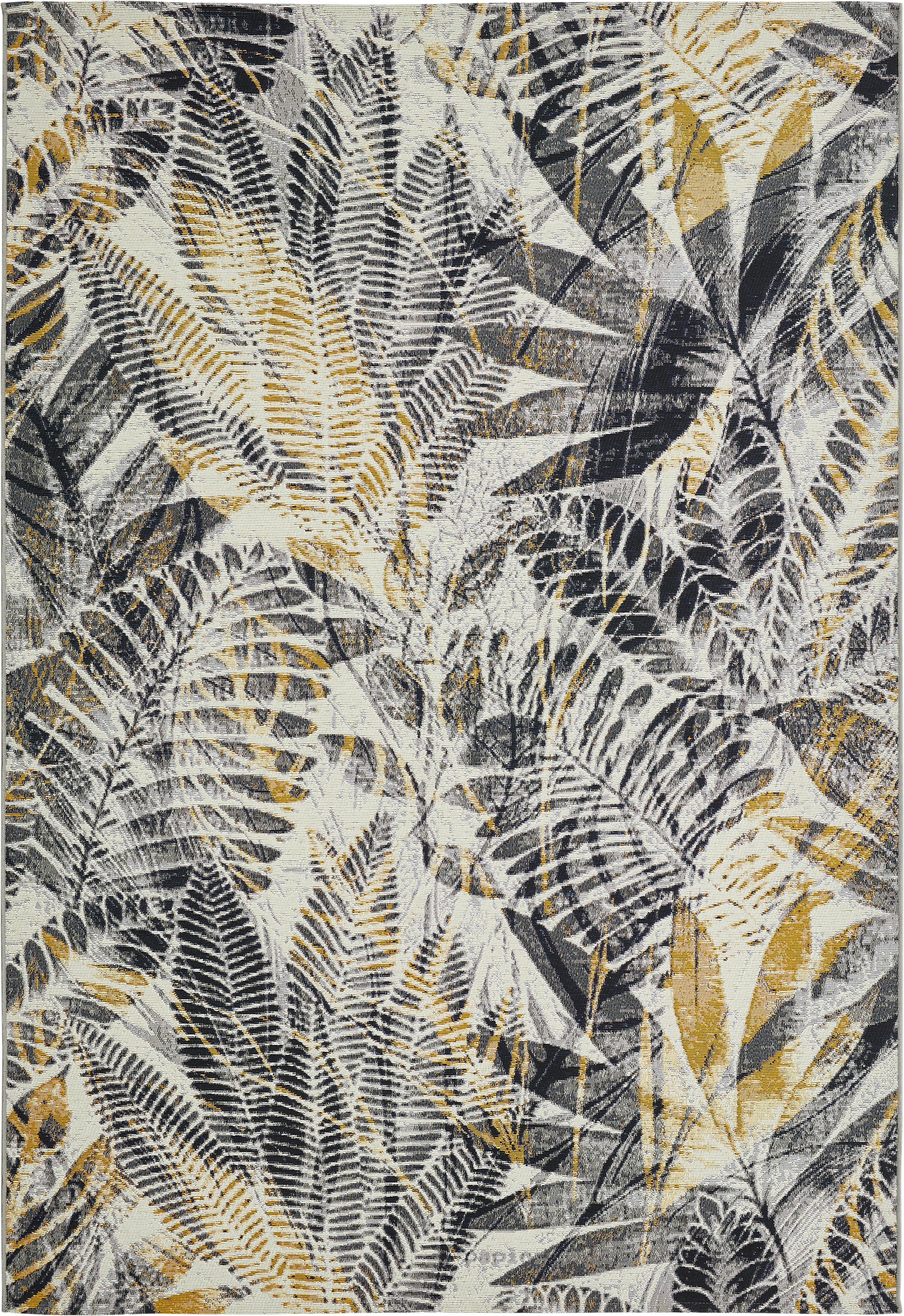 KOBEREC TKANÝ NA PLOCHO PORTLAND - vícebarevná, plast (120/170cm)