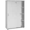 Aktenschrank versperrbar Serie 4000 Lichtgrau B: 100 cm - Hellgrau, Basics, Holzwerkstoff (100/152,8/39,5cm) - MID.YOU