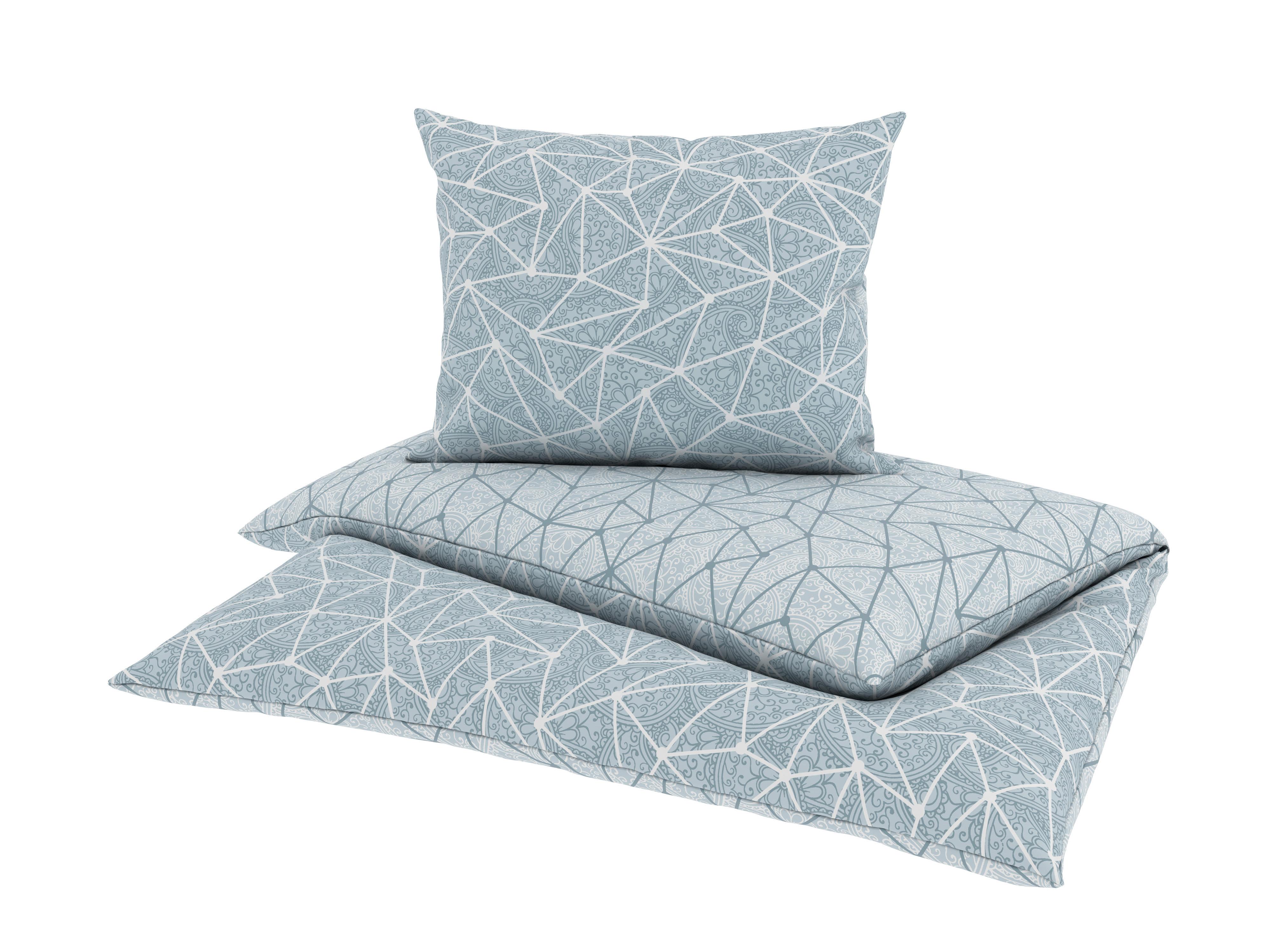 Bettwäsche Vancouver - Blau, MODERN, Textil - Luca Bessoni