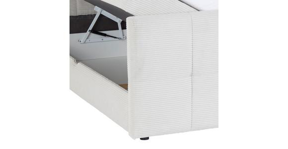 Boxspringbett mit Topper Mit Bettkasten 180x200 cm Medino - Beige, KONVENTIONELL, Holz/Holzwerkstoff (180/200cm) - Luca Bessoni