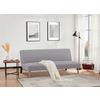 Schlafsofa Zerr - Schwarz/Naturfarben, MODERN, Textil (183/77/87cm) - P & B