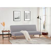 Schlafsofa Zerr - Schwarz/Naturfarben, MODERN, Textil (183/77/87cm) - P & B