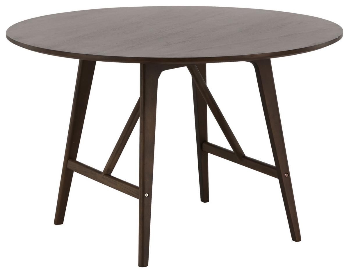 Esstisch Kaseidon - Dunkelbraun, Design, Holz/Holzwerkstoff (100/100/75cm) - Livetastic