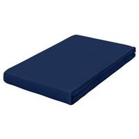 Boxspring-spannleintuch Pure Boxspring - Dunkelblau, Basics, Textil (120-130/200-220cm) - Schlafgut