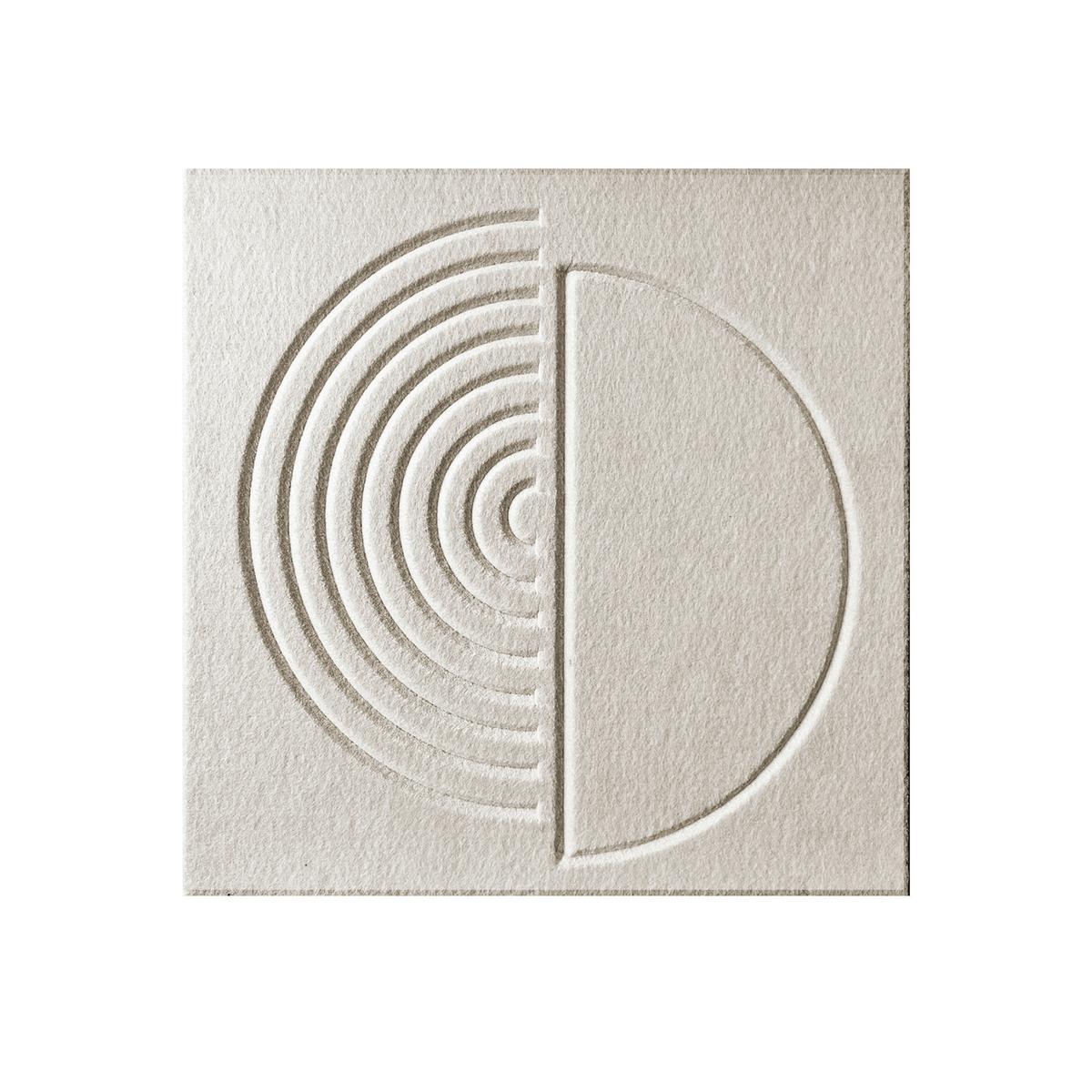 Akustický panel béžová, 30x30cm - béžová, textil (30/30cm) - Premium Living