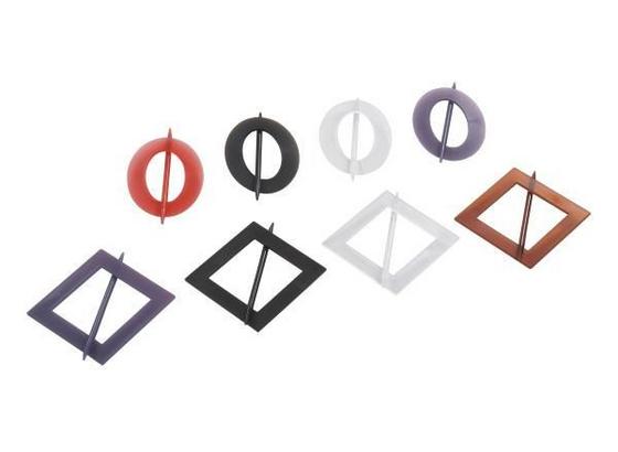 Függönydekoráció Square/ellipse - Piros/Lila, konvencionális, Műanyag (12.5/17.5cm) Függönydekoráció Square/ellipse - Piros/Lila, konvencionális, Műanyag (12.5/17.5cm)
