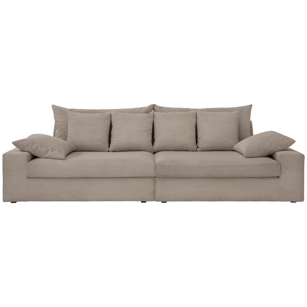 Viersitzer-sofa Avellino Graubraun B: 308 Cm
