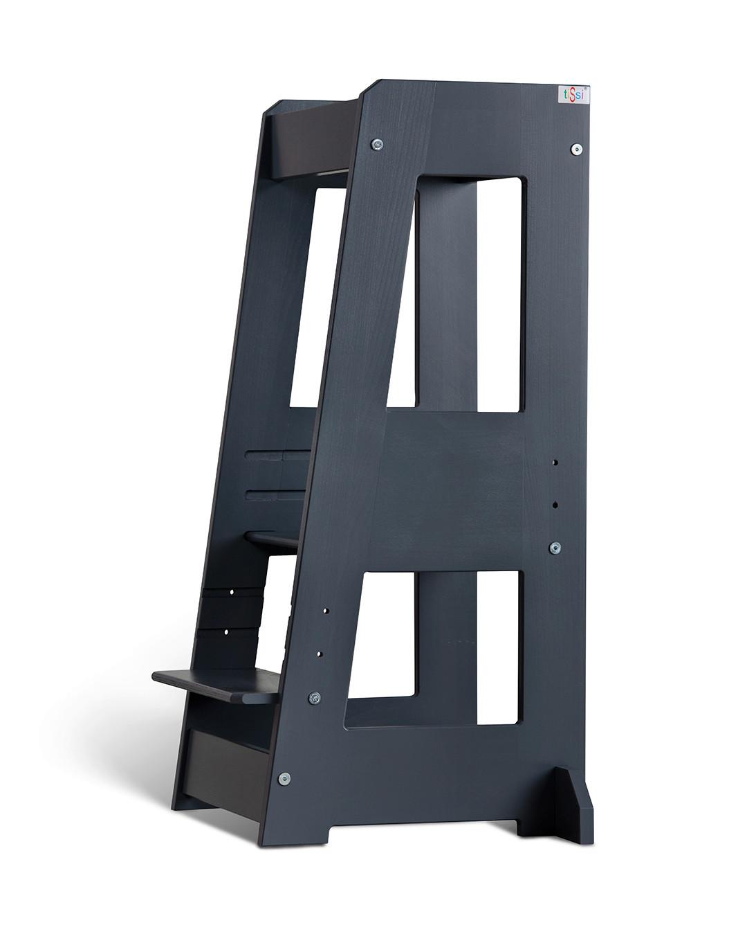 Lernturm Grau - Grau, Design, Holz (40/91/45cm) - tiSsi