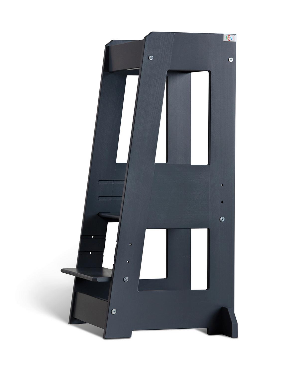 Lernturm Grau - Grau, Design, Holz (40/91/45cm) - tiSsi