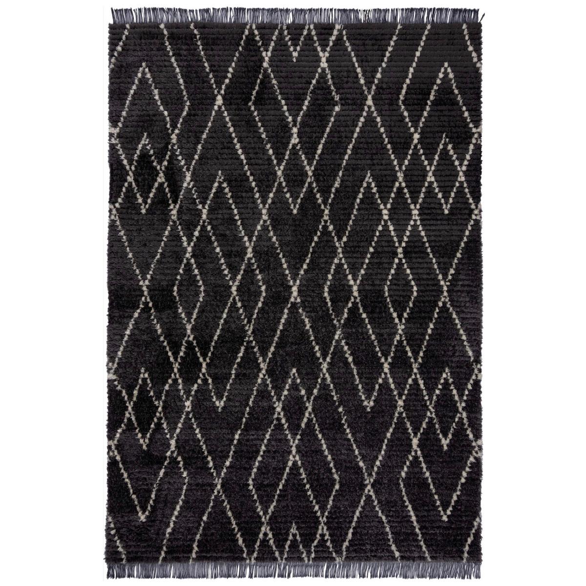 Berberteppich Aisha - Dunkelgrau, KONVENTIONELL, Textil (120/170cm)