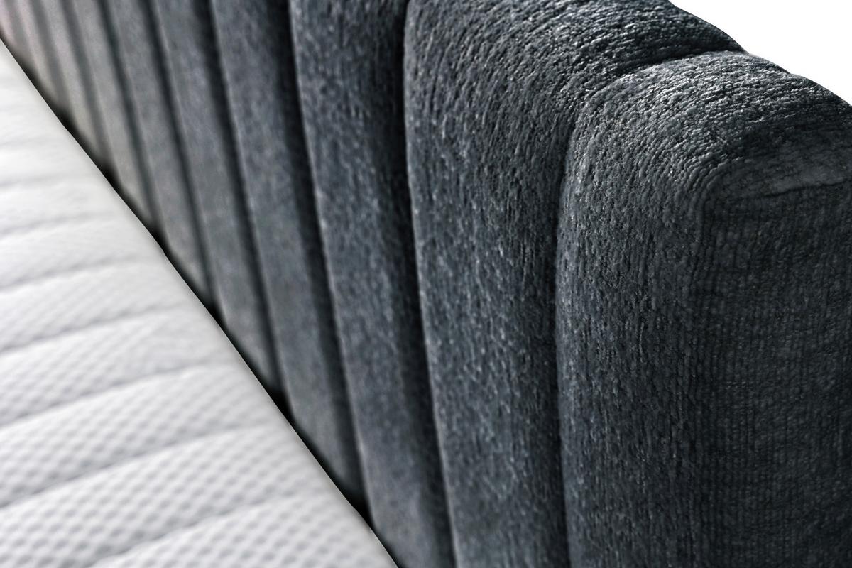 Schlafsofa Roma, Schwarz B: 212 Cm - Schwarz, Design, Holz/Holzwerkstoff (212/83/99cm) - MID.YOU