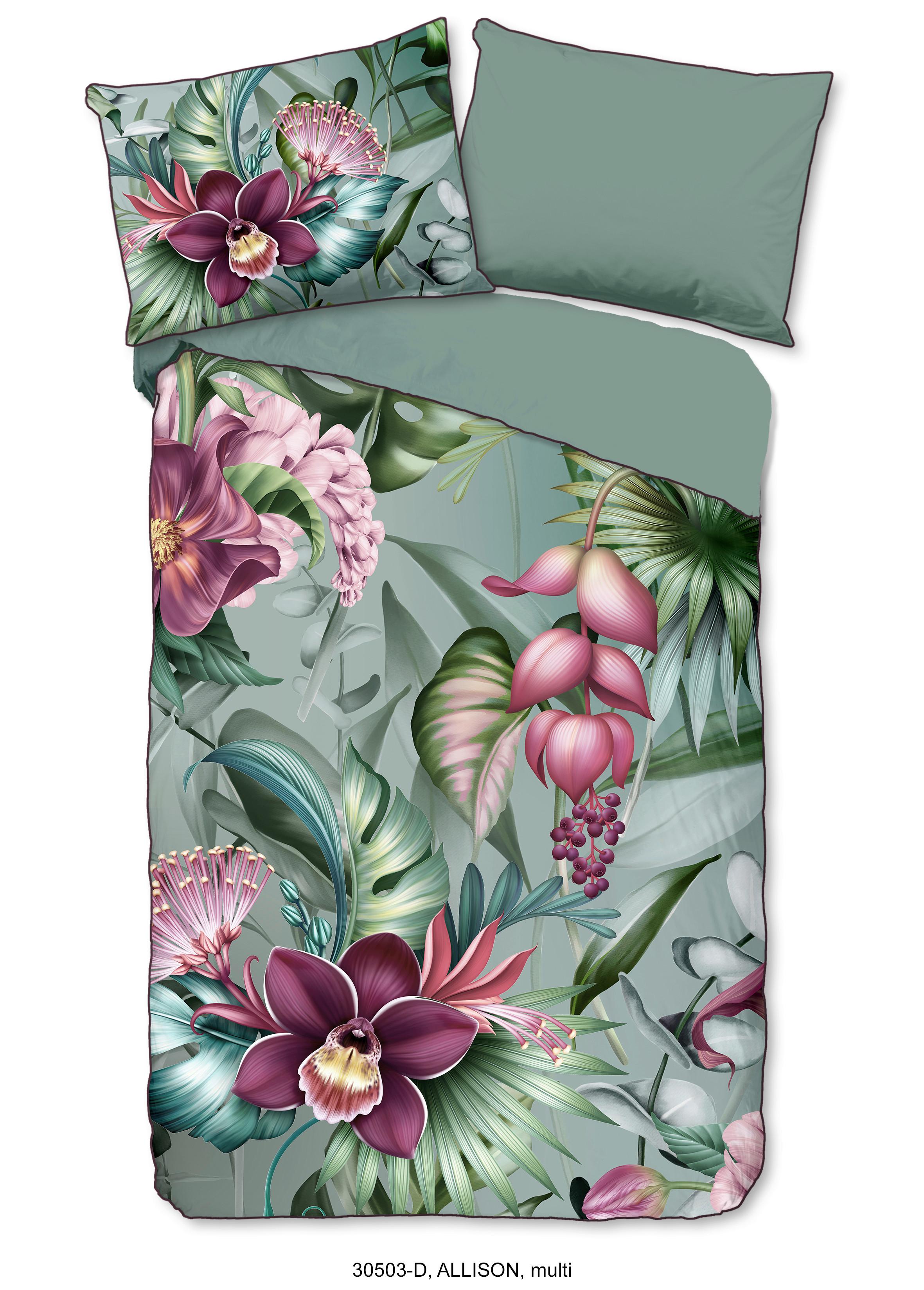 Bettwäsche Allison Multicolor 140x200 cm - Multicolor, LIFESTYLE, Textil (140/200cm)