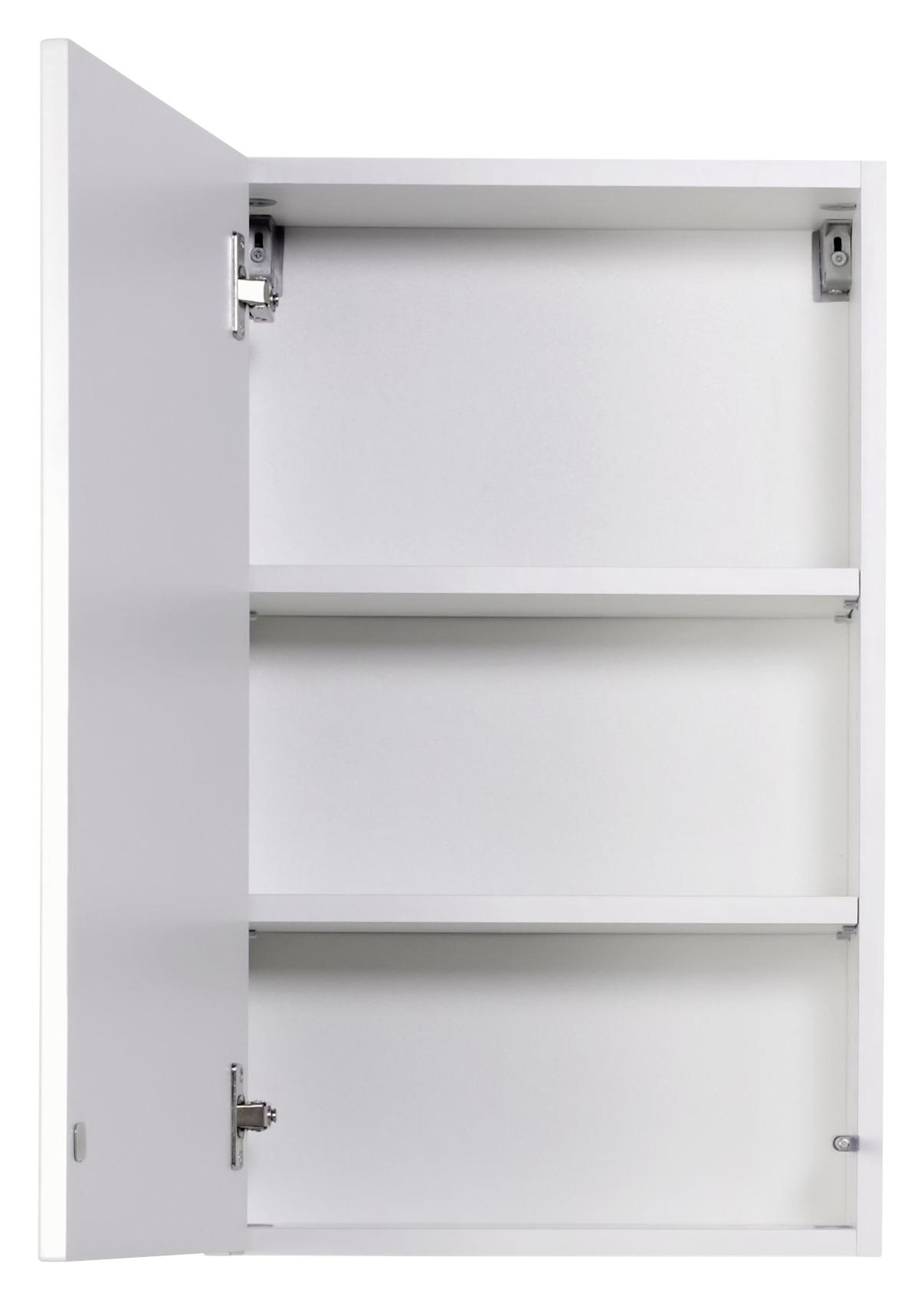 MID.YOU Hängeschrank Siena B: 40 cm Weiß Dekor Push-To-Open