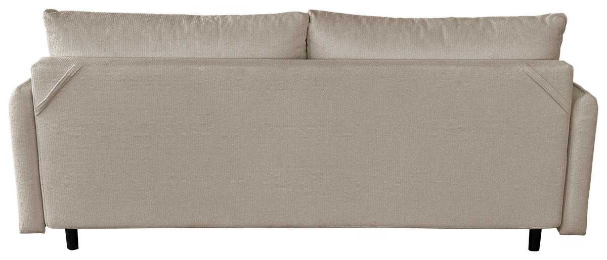 Schlafsofa Carine Mit Bettkasten Braun B: 216 Cm - Schwarz/Weiß, Design, Textil (216/96/102cm) - MID.YOU