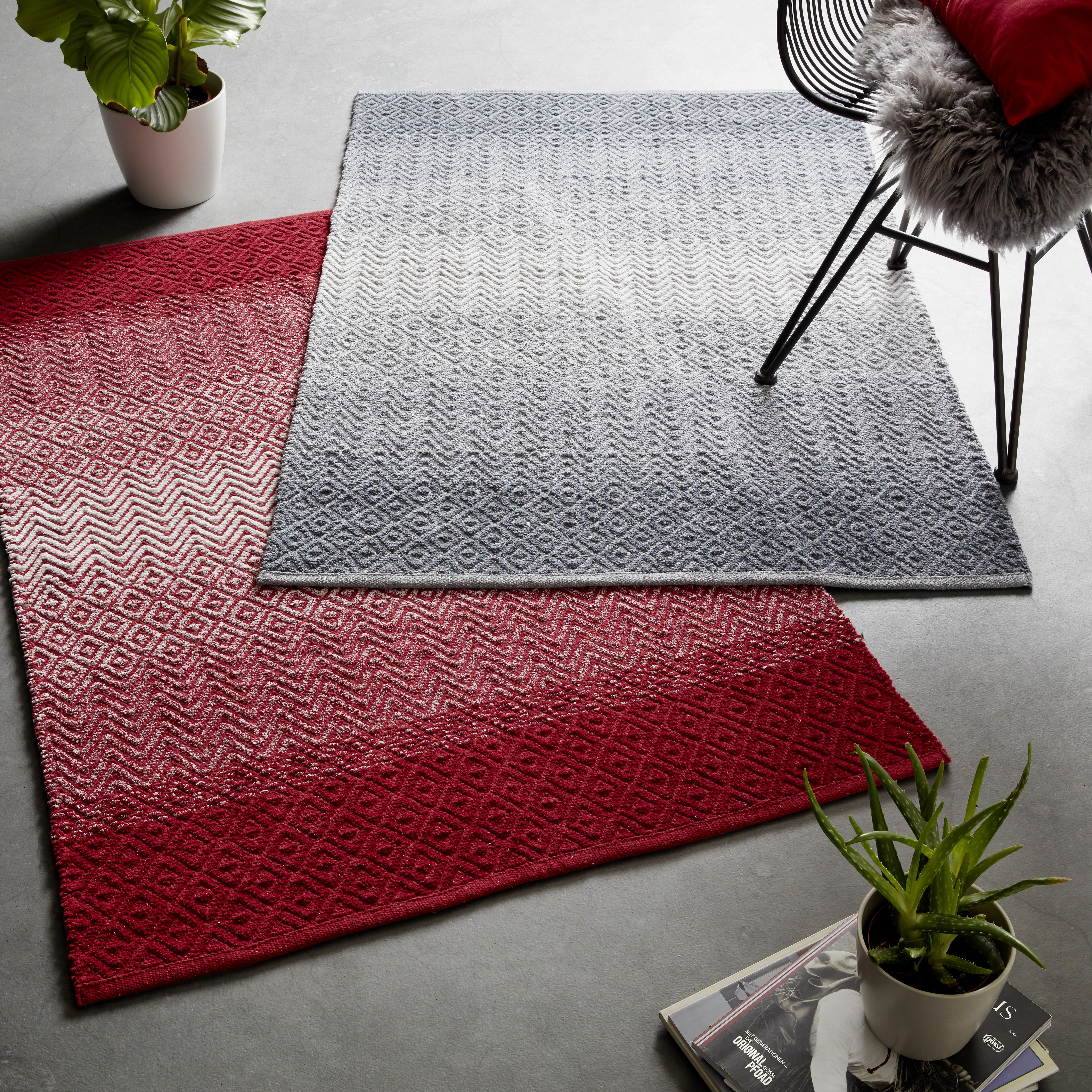 Hadrový Koberec Malta 1, 70/140cm, Šedá - šedá, Basics, textil (70/140cm) - Modern Living