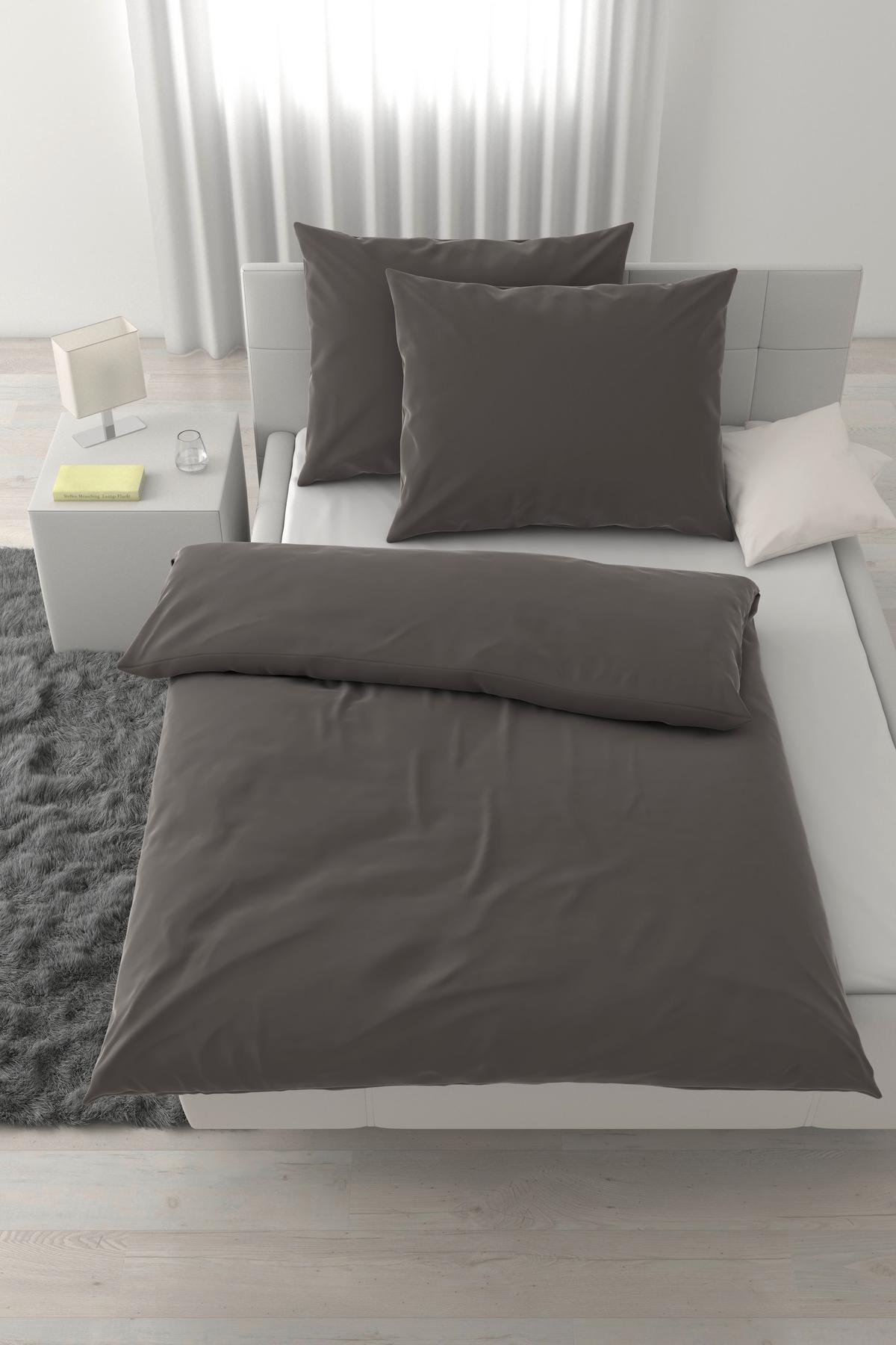 POSTEĽNÁ BIELIZEŇ XENIA UNI XXL - antracitová, Modern, textil (200/220cm) - Premium Living