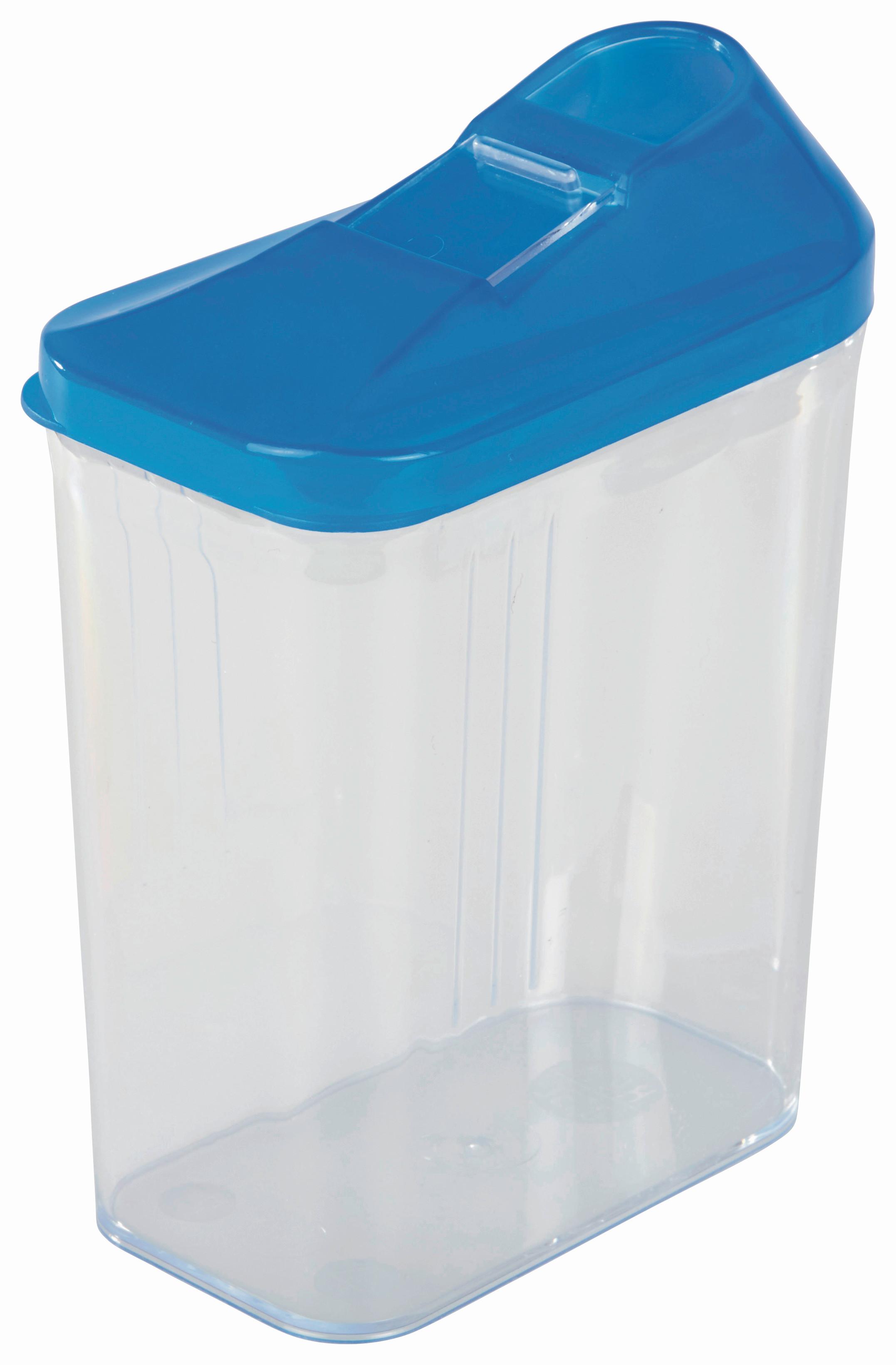 Schüttdose Jola Ca. 750 Ml, Spülmaschinengeeignet - Blau/Klar, KONVENTIONELL, Kunststoff (7.5/15.5/13cm)