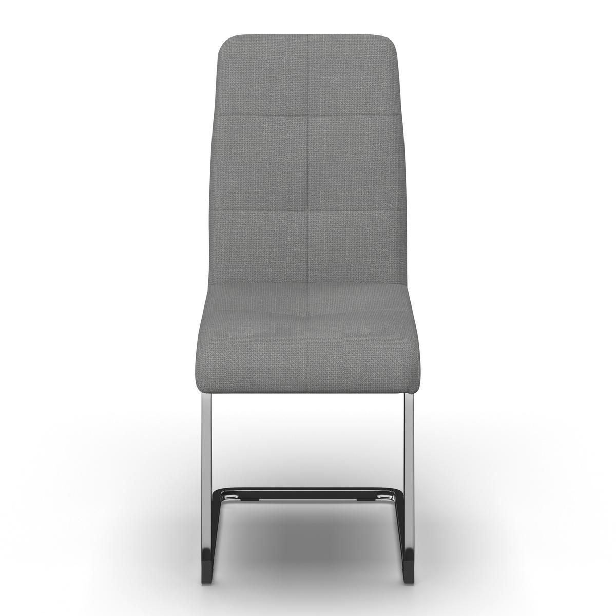. . - šedá/barvy niklu, Moderní, kov/textil (43/99/60cm) - Bessagi Home