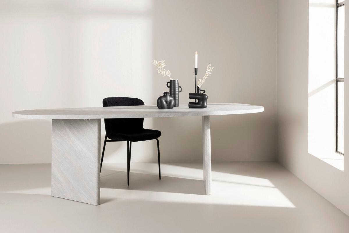 ESSTISCH Grönvik Weiß L: 220cm - Weiß, MODERN, Holz (220/100/75cm) - Livetastic