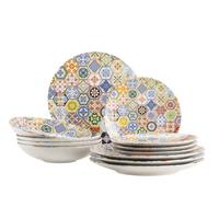 Tafelservice Amarante Multicolor 12-teilig - Multicolor, Basics, Keramik - Mäser
