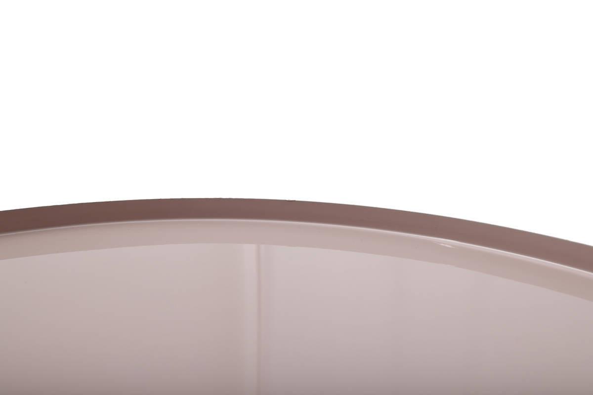 Beistelltisch Art Deco Grau/Altrosa - Altrosa/Grau, Trend, Metall (51/51/52cm) - Kayoom