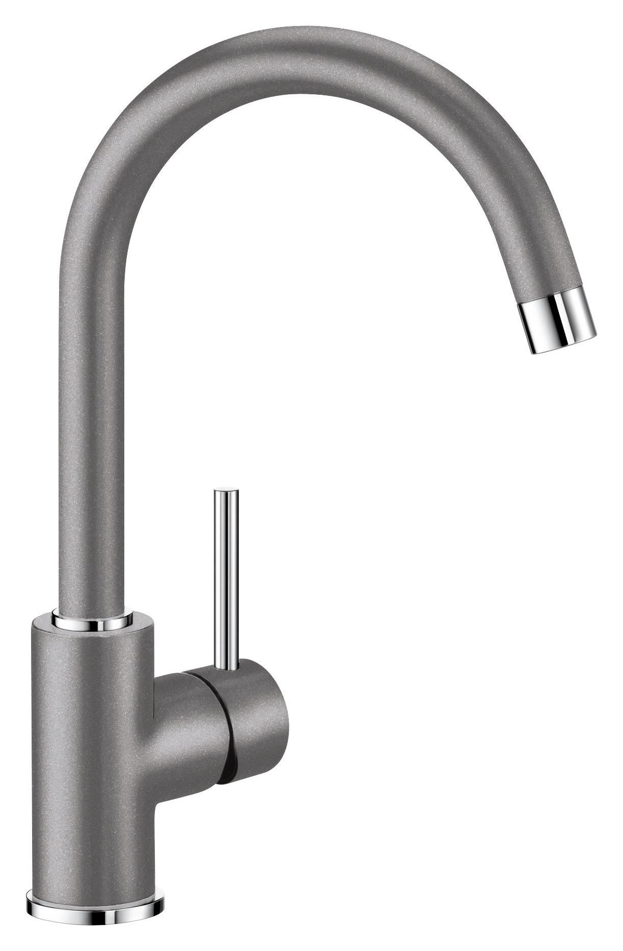 Küchenarmatur Blanco Mida Alumetallic Hd - Grau, KONVENTIONELL, Metall (10,6/32,7/18,6cm) - Blanco