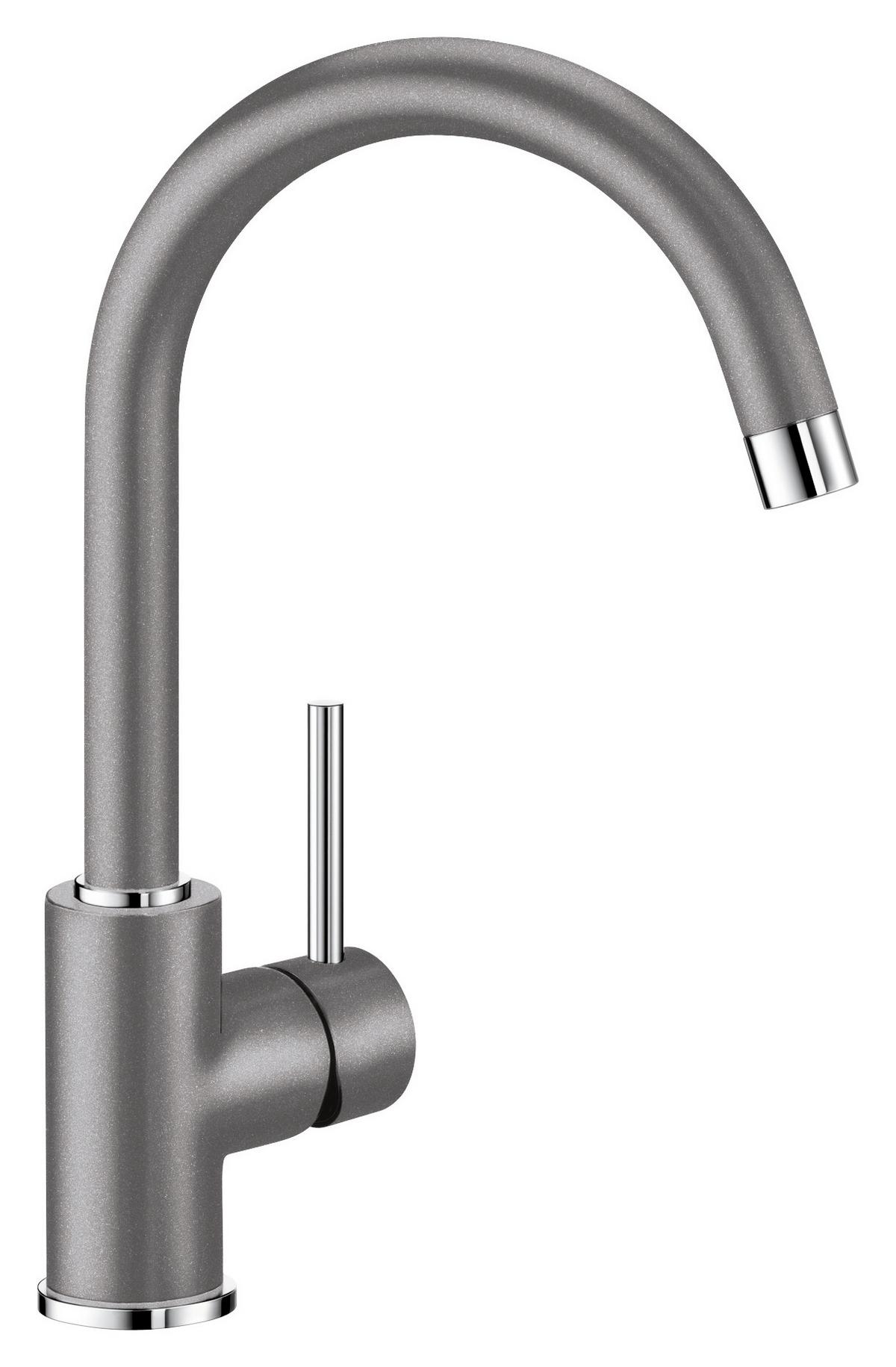 Küchenarmatur Blanco Mida Alumetallic Hd - Grau, KONVENTIONELL, Metall (10,6/32,7/18,6cm) - Blanco