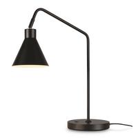 Tischleuchte Lyon Schwarz B: 20 cm - Schwarz, Trend (20/55/55cm) - It's about Romi