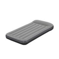 Luftbett Lukas 188x99x30 cm Bis 300kg, inkl. Pumpe - Dunkelgrau/Schwarz, KONVENTIONELL, Kunststoff (188/99cm) - Bestway