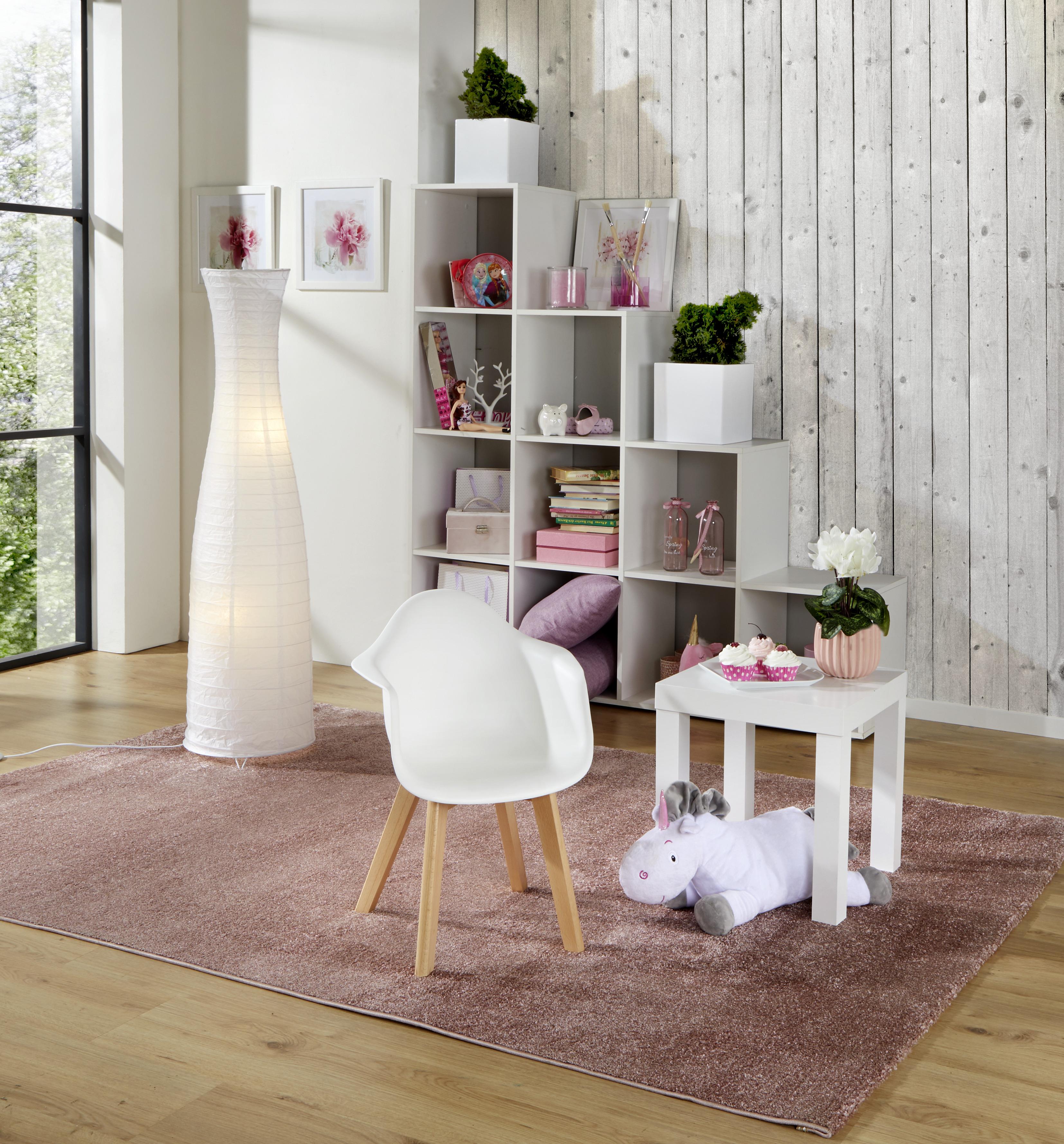 Dětská Židle Bambino - bílá/barvy buku, Moderní, dřevo/plast (42/57,5/30cm) - Ondega
