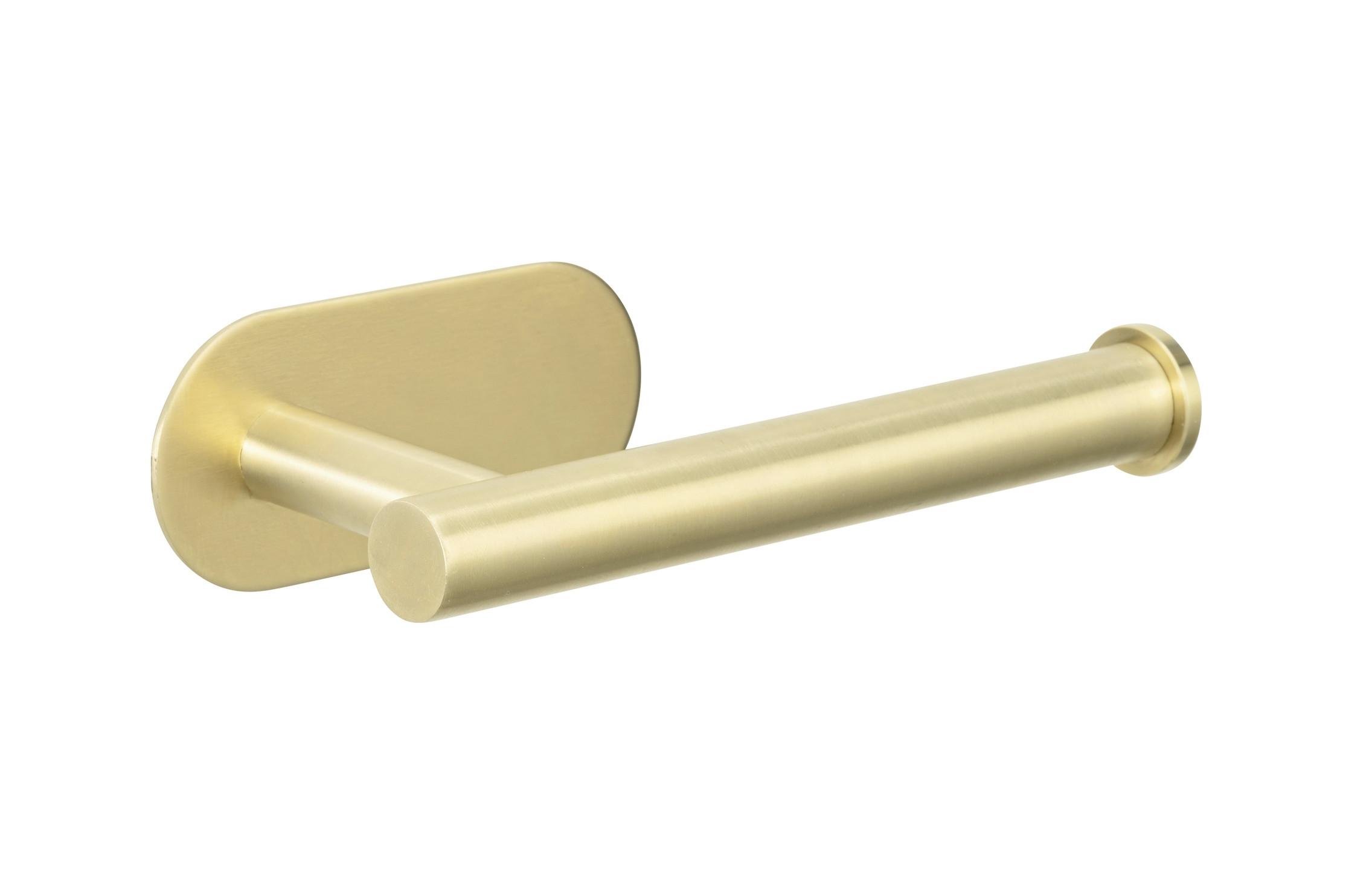 Držák na toaletní papír TURBO-LOC -SB- - barvy zlata, Lifestyle, kov (16/4,5/7cm) - Mömax