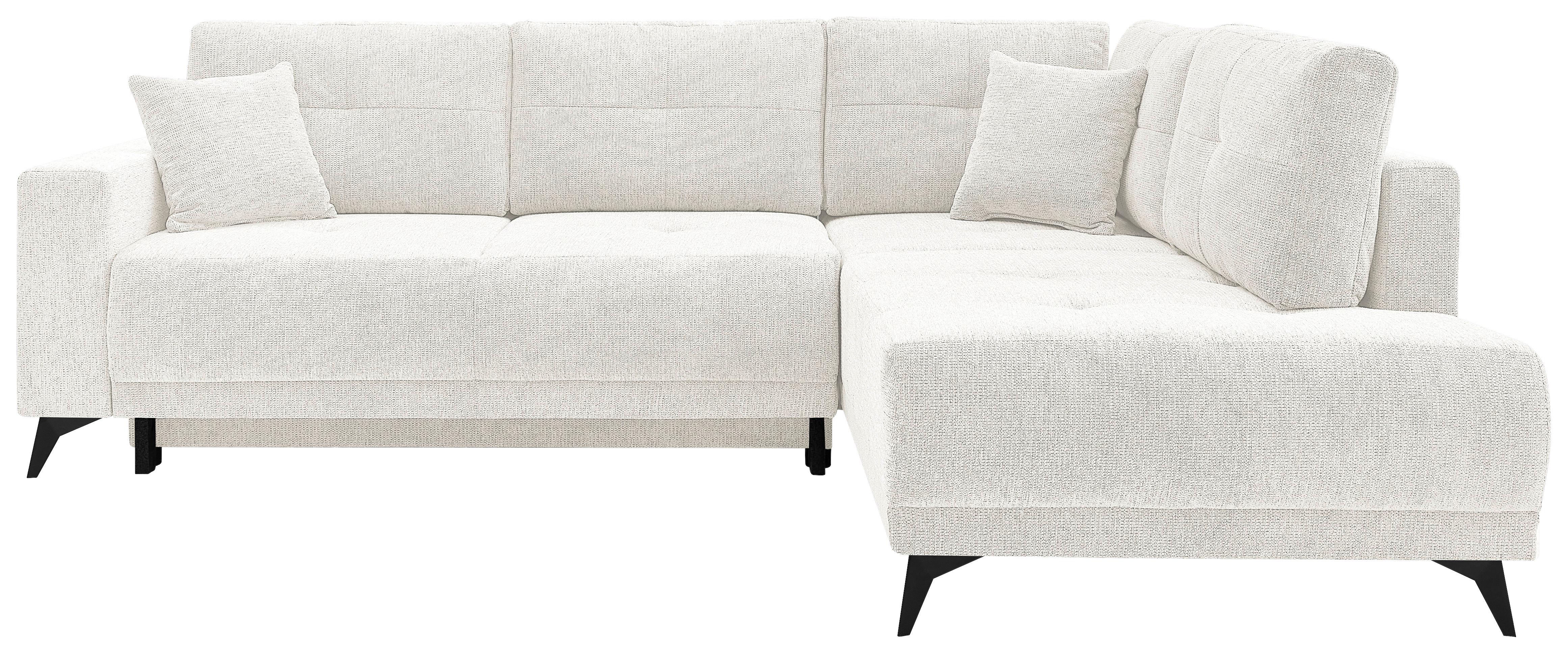 Ecksofa Texas Recr-Rechts Creme S: 259x203 cm