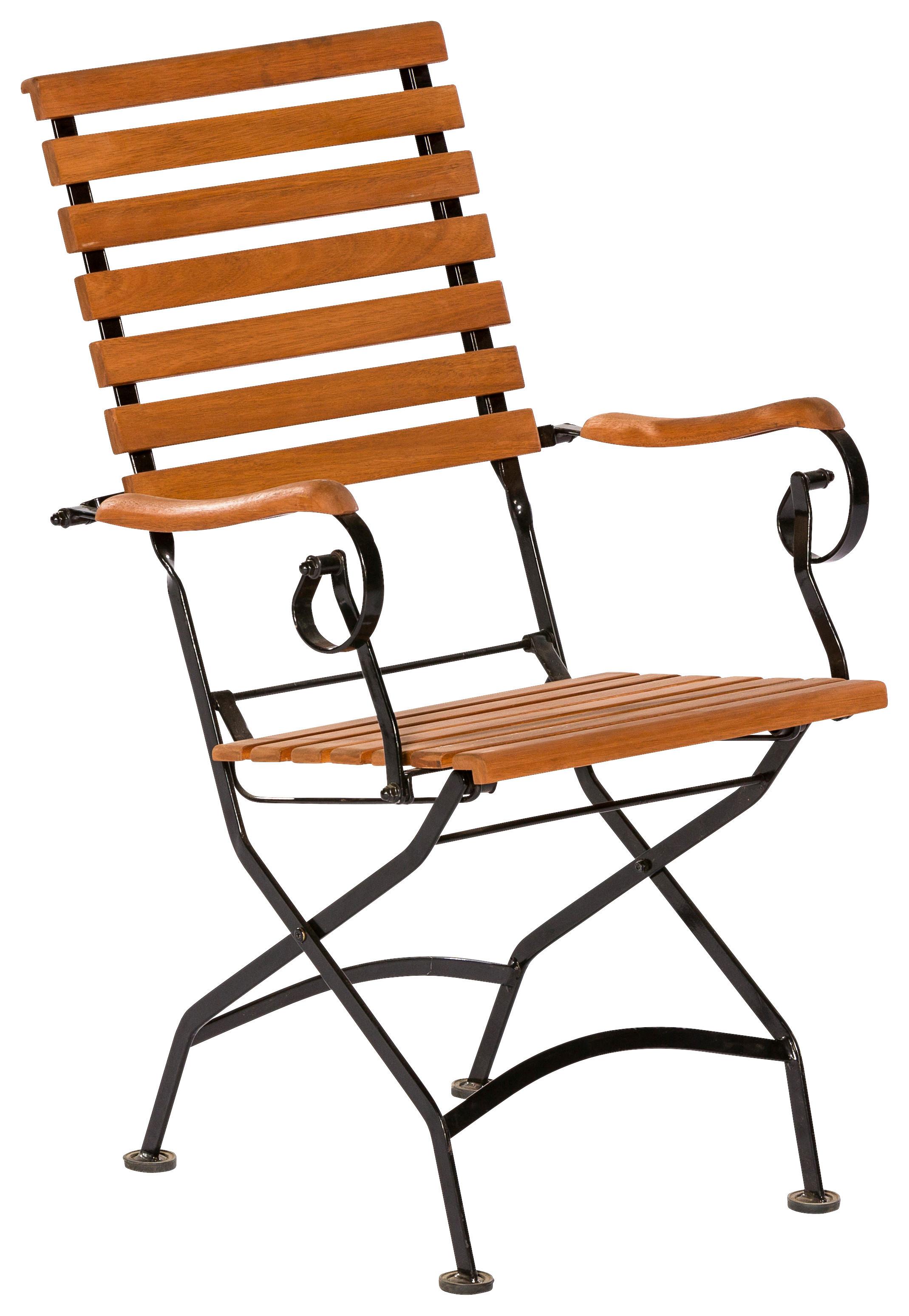 Gartensessel Klappbar Schlossgarten Echtholz/metall