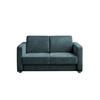 Schlafsofa Mia Mikrofaser Türkis, B: 159 cm - Türkis/Chromfarben, Basics, Textil (159/88/87cm) - Livetastic