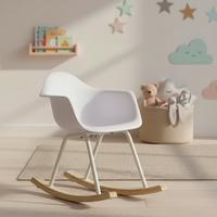 Detská stolička Bobby - biela, Modern, kov/drevo (41,5/60/54cm) - Modern Living